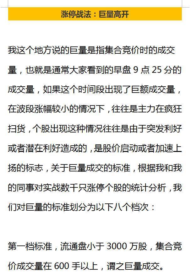 股票集合竞价技巧_放量上涨说明什么_期货集合竞价规则