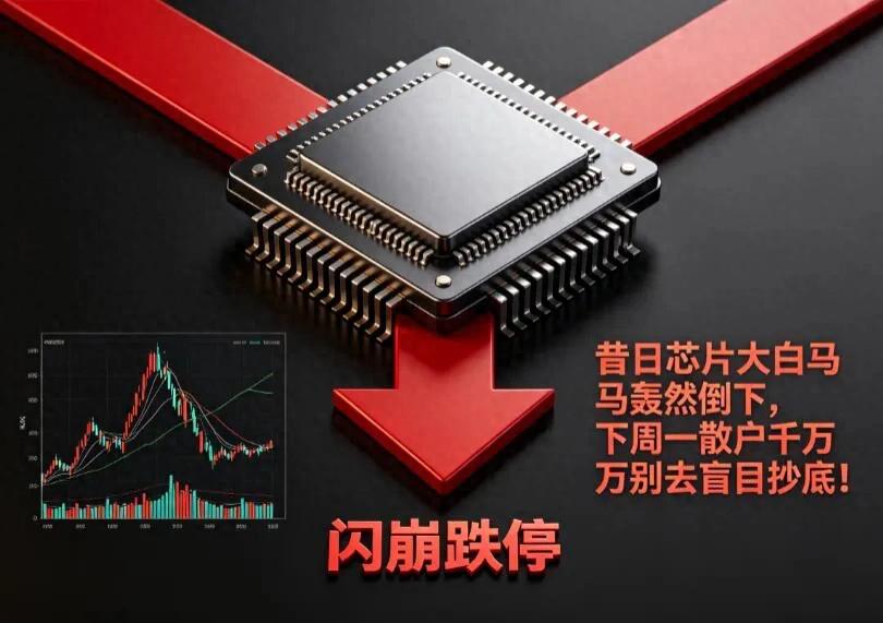 老牌芯片白马股遭遇大额抛压_半导体板块内部走势撕裂_无量跌停还会继续跌么